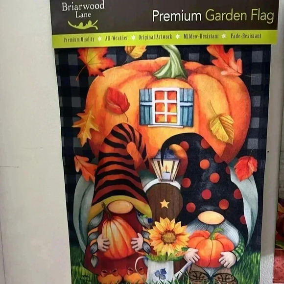 🆕 Halloween & Fall Garden Flag Bundle of Two - Picture 3 of 5